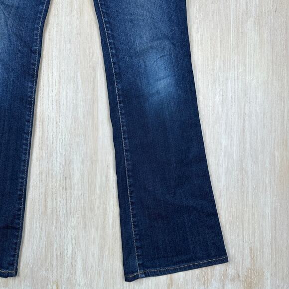 AG Adriano Goldschmied Jessie Curvy Bootcut Blue Dark Wash Casual Denim Jeans 26 - Picture 4 of 16